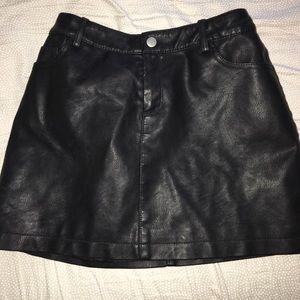 Forever 21 leather mini skirt